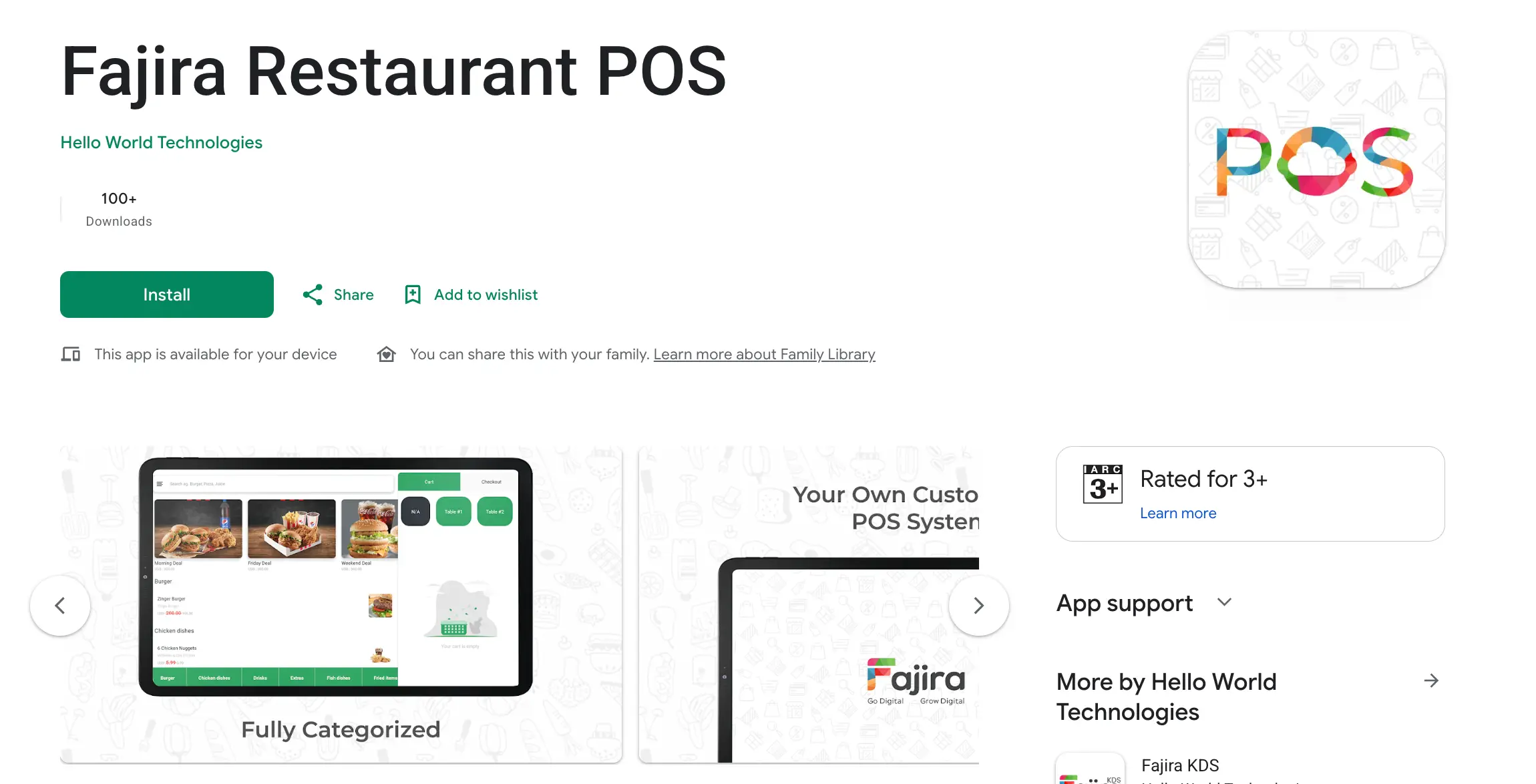 Restaurant POS preview
