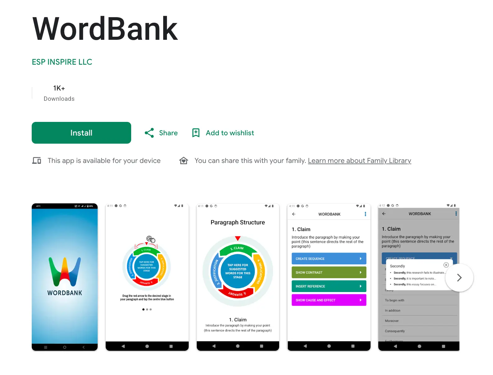WordBank MCQs Education preview